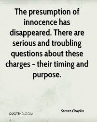 Image result for presumption of innocence quotes